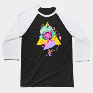 Devil girl Baseball T-Shirt